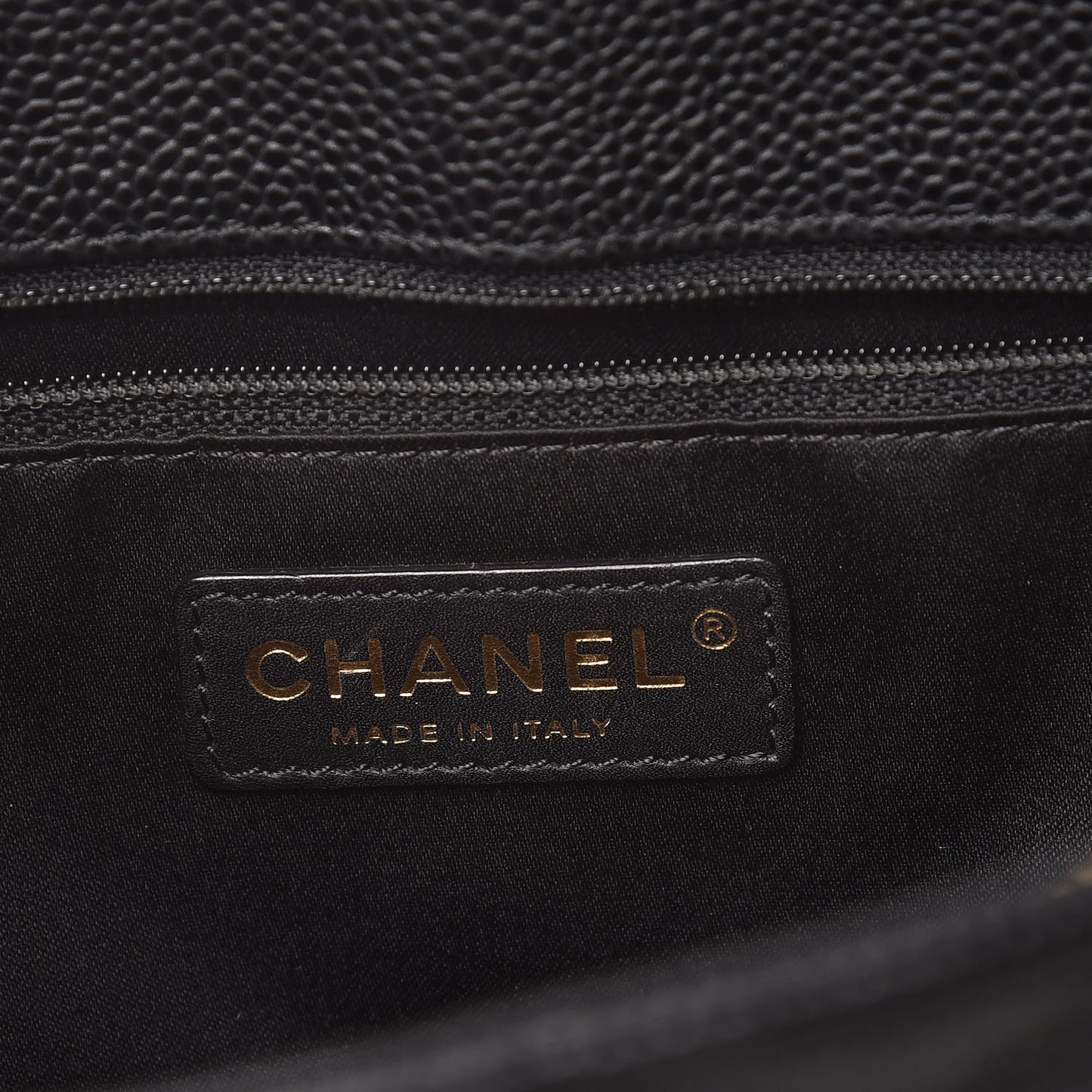 Caviar Quilted Grand Shopping Tote GST Black