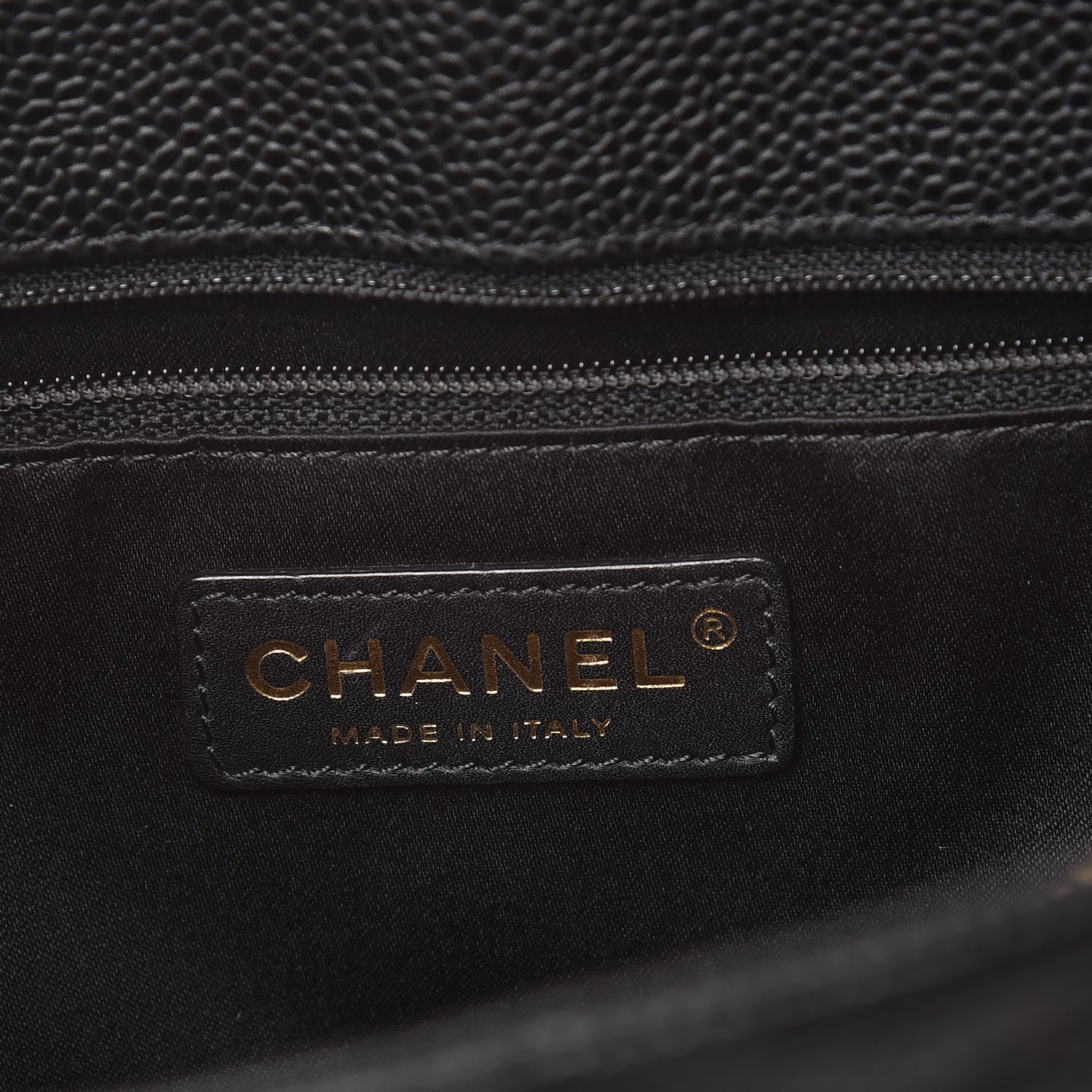 Chanel Caviar Quilted Grand Shopping Tote GST Black 6 of 10