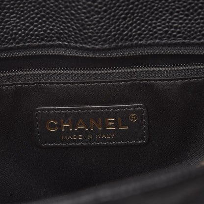 Chanel Caviar Quilted Grand Shopping Tote GST Black 6 of 10