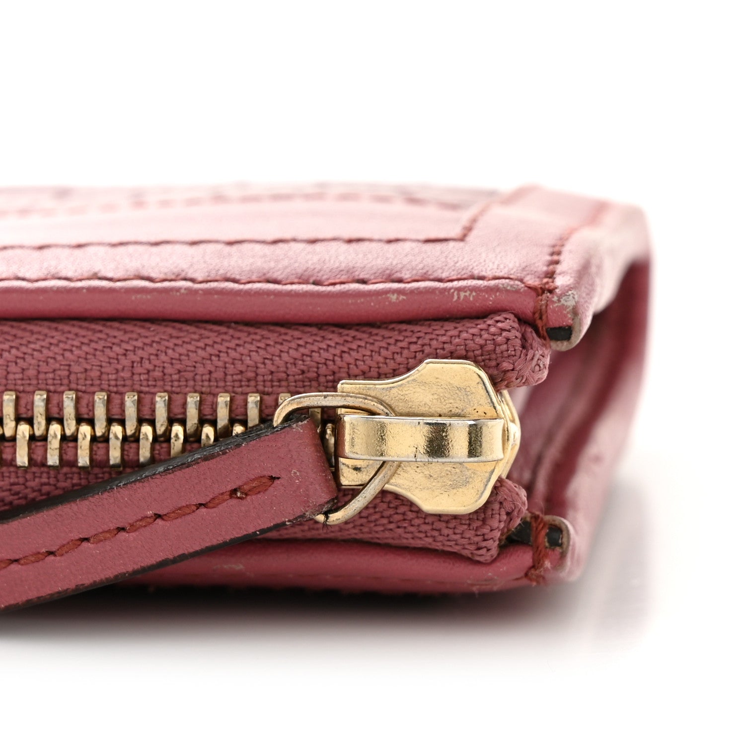 Gucci Microguccissima Sukey Zip Around Wallet Vintage Rose 9 of 11