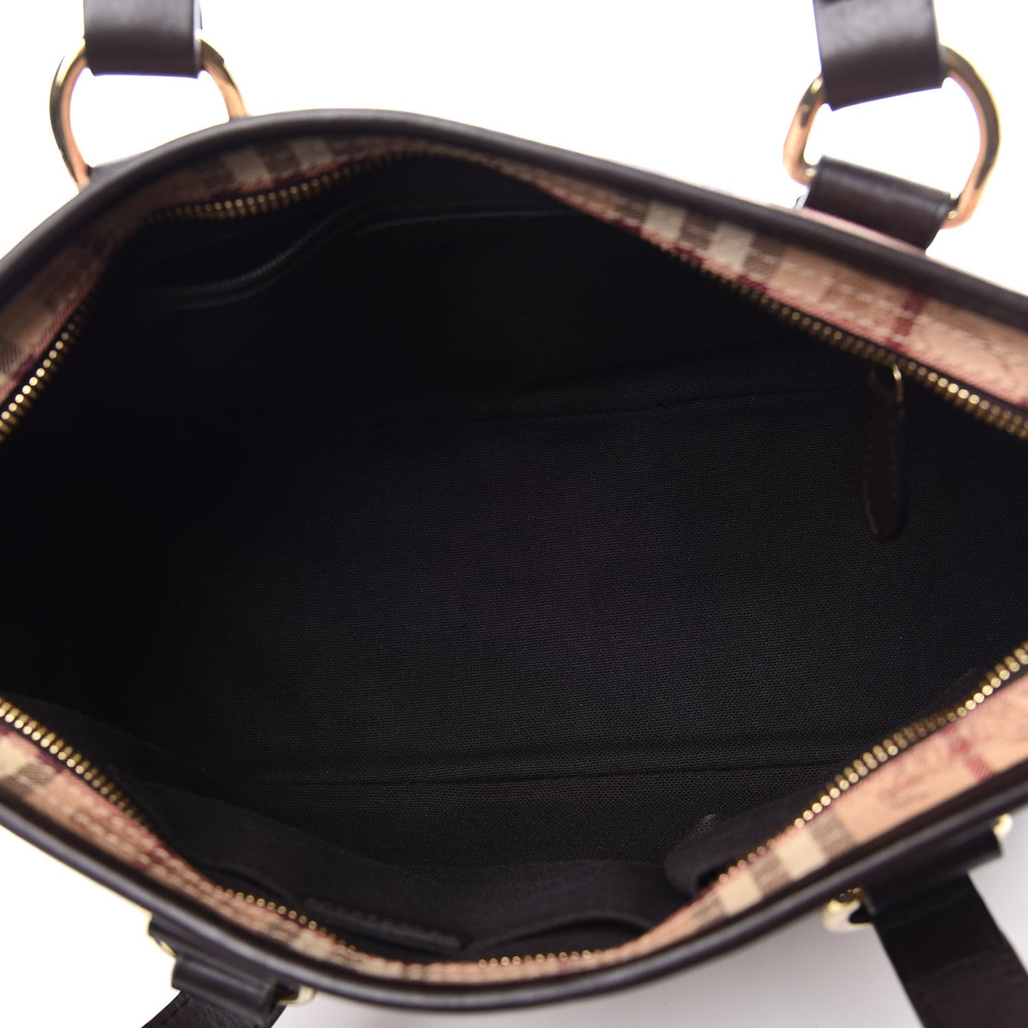 Haymarket Check Medium Regent Tote Chocolate