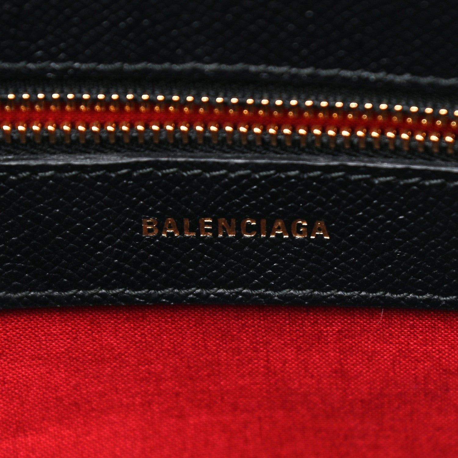 Balenciaga Signature Grained Calfskin Logo M Ville Top Handle Bag Black 6 of 14