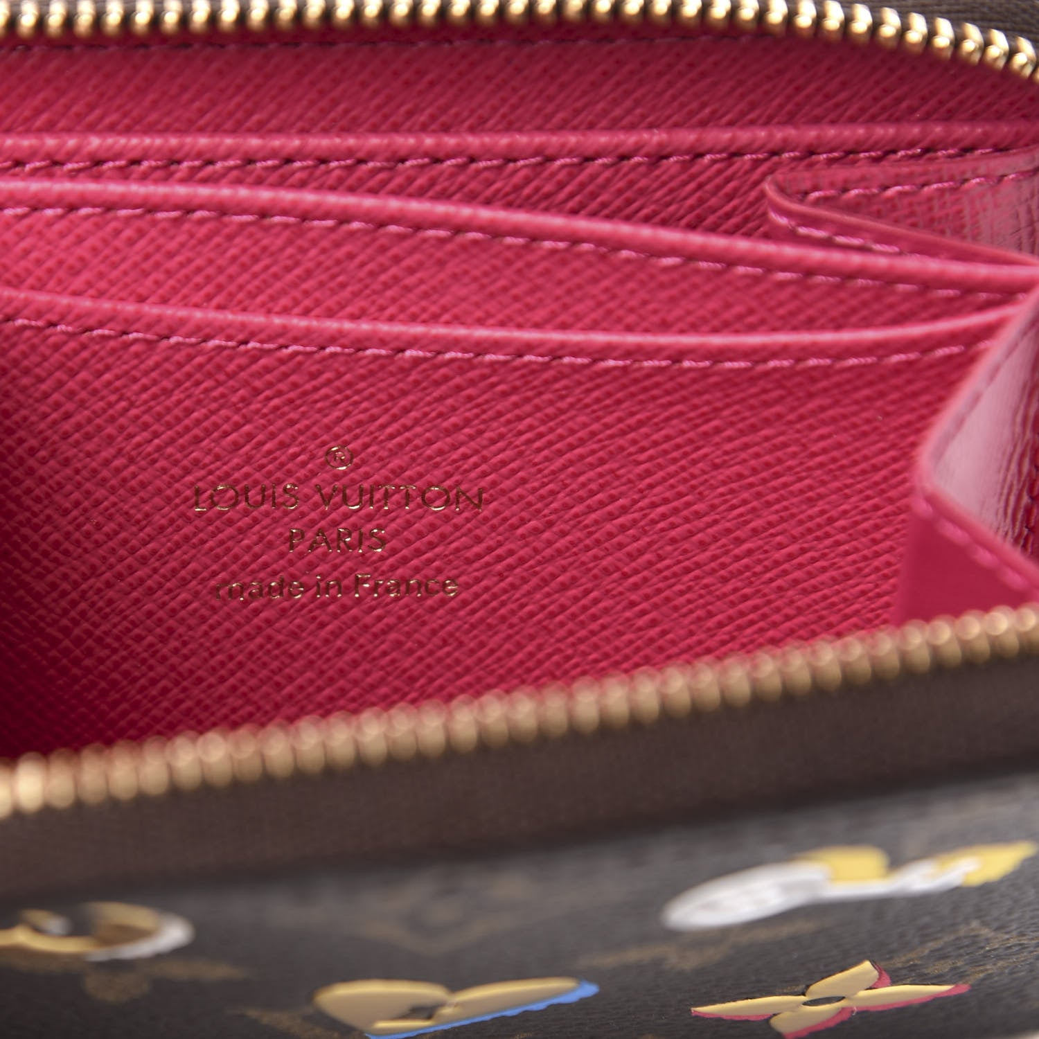 Louis Vuitton Monogram LV Love Lock Zippy Coin Purse 6 of 7