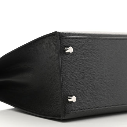 Hermes Epsom Kelly Sellier 28 Black 9 of 12