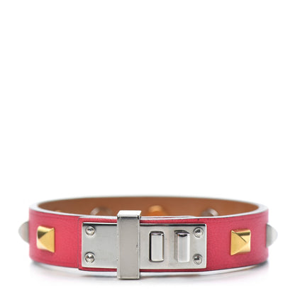 Hermes Swift Mini Dog Clous Carres Bracelet T2 Rose Extreme 1 of 6