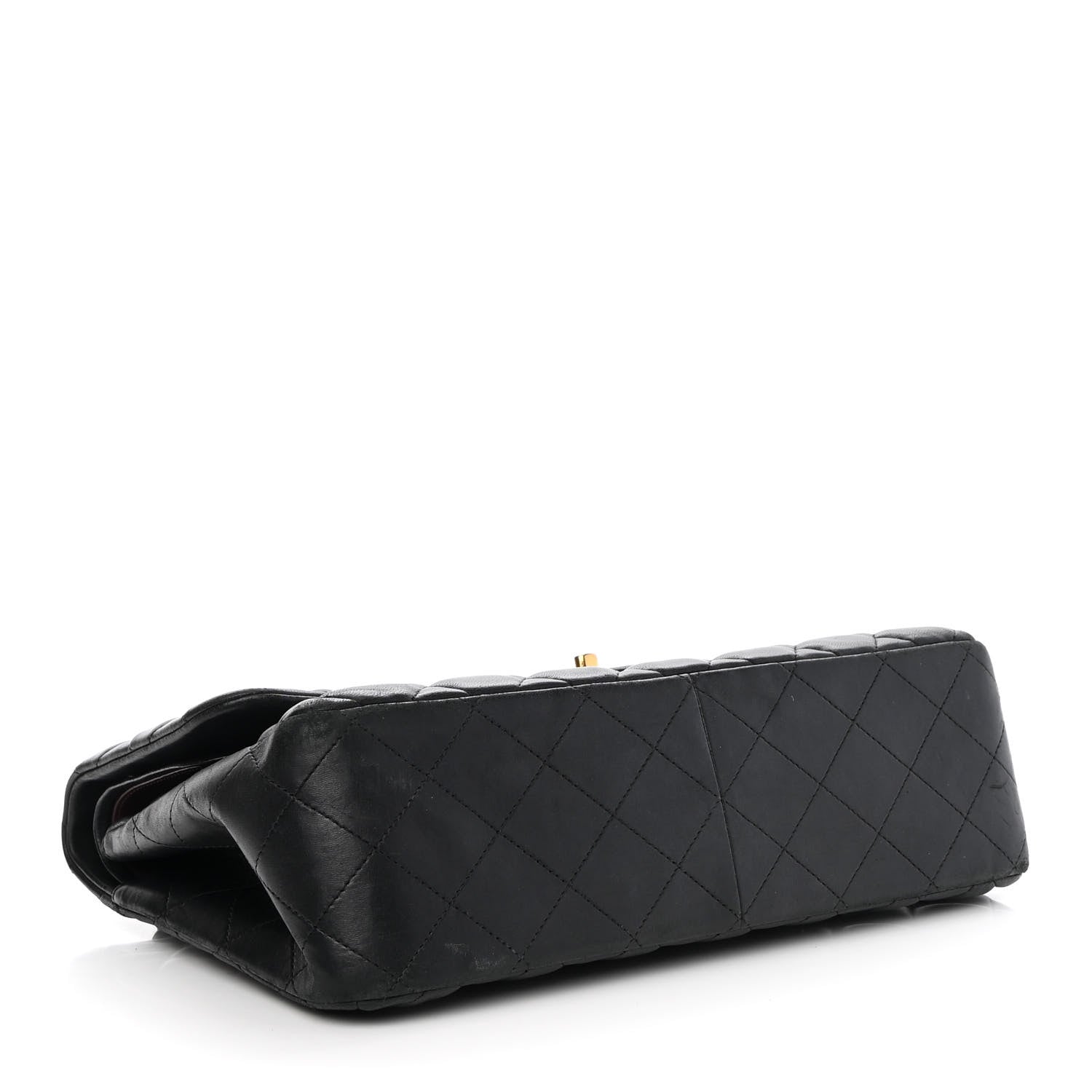 Chanel Lambskin Quilted Jumbo Double Flap Black 4 of 11