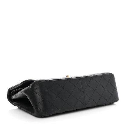 Chanel Lambskin Quilted Jumbo Double Flap Black 4 of 11