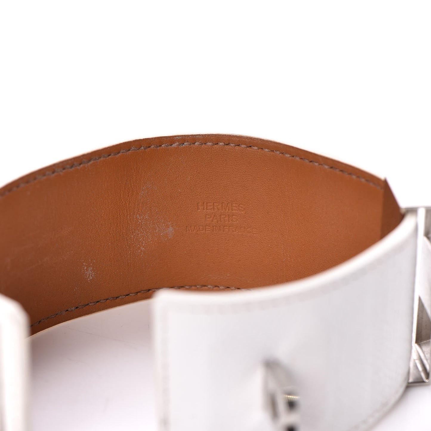 Epsom Collier de Chien CDC Bracelet L White