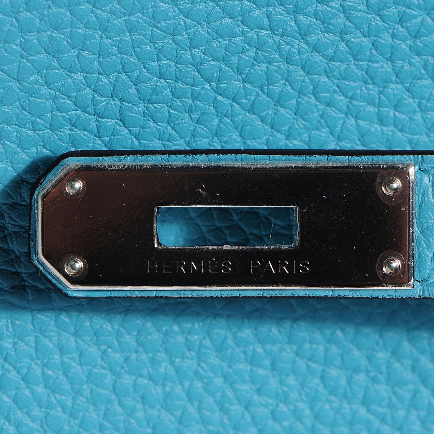 Togo Birkin 35 Bleu Saint Cyr