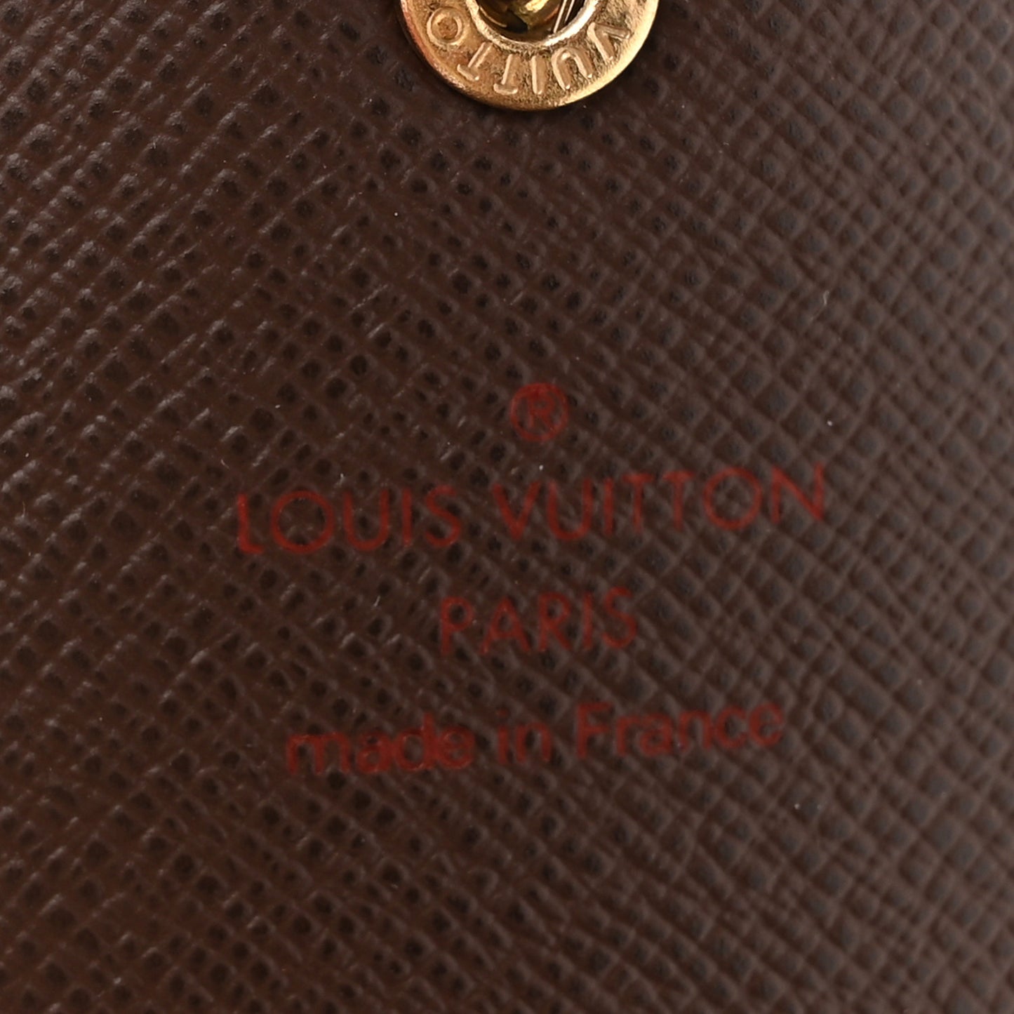 Damier Ebene Porte Carte ID Bandouliere