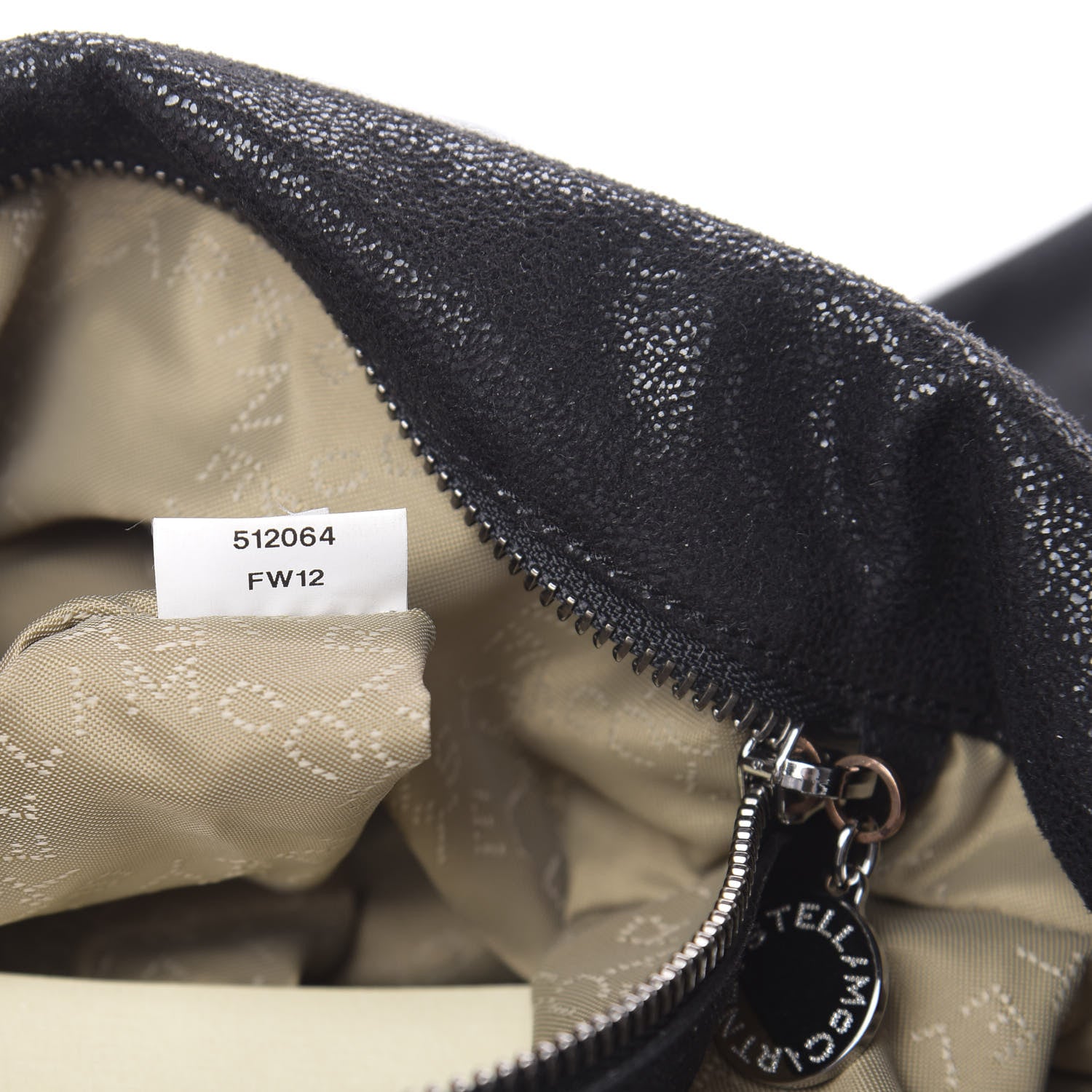Stella McCartney Shaggy Deer Big Falabella Tote Black 7 of 10