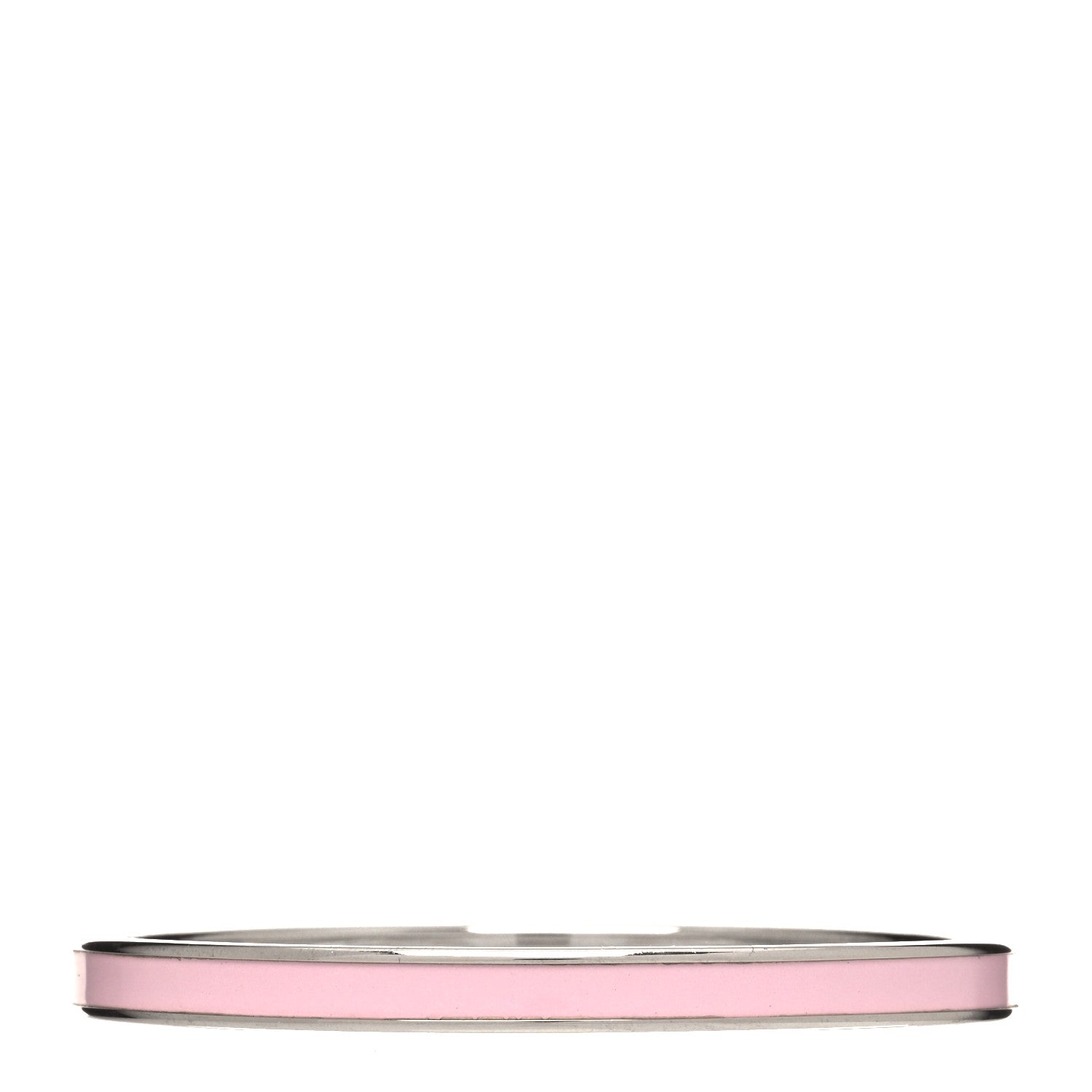 Hermes Enamel Uni Bangle 62 Rose Dragee 3 of 5
