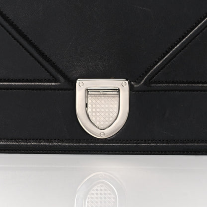 Christian Dior Lambskin Large Diorama Flap Bag Black 9 of 10