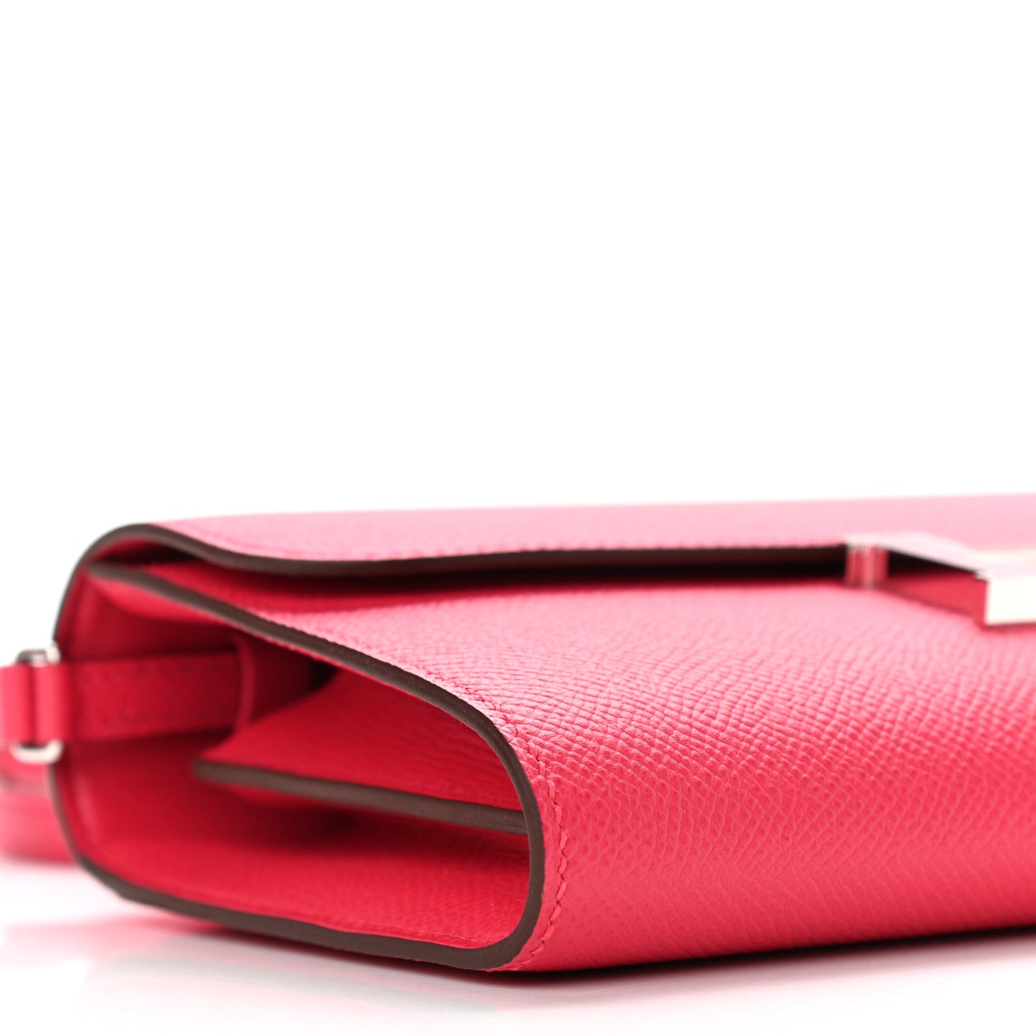Hermes Epsom Alligator Lizard Constance Wallet To Go Rose Extreme 8 of 11