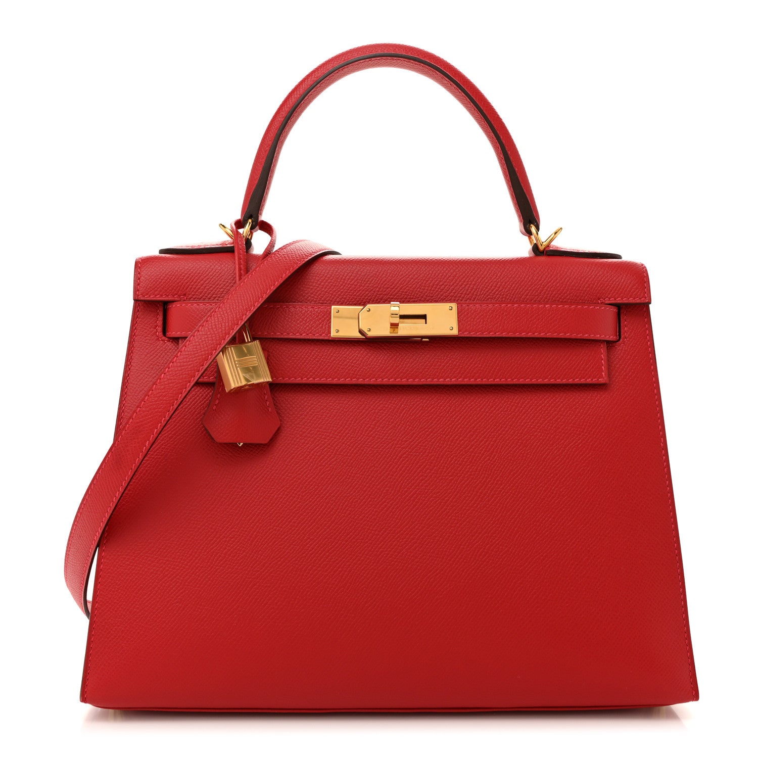 Hermes Epsom Kelly Sellier 28 Rouge Casaque 1 of 15