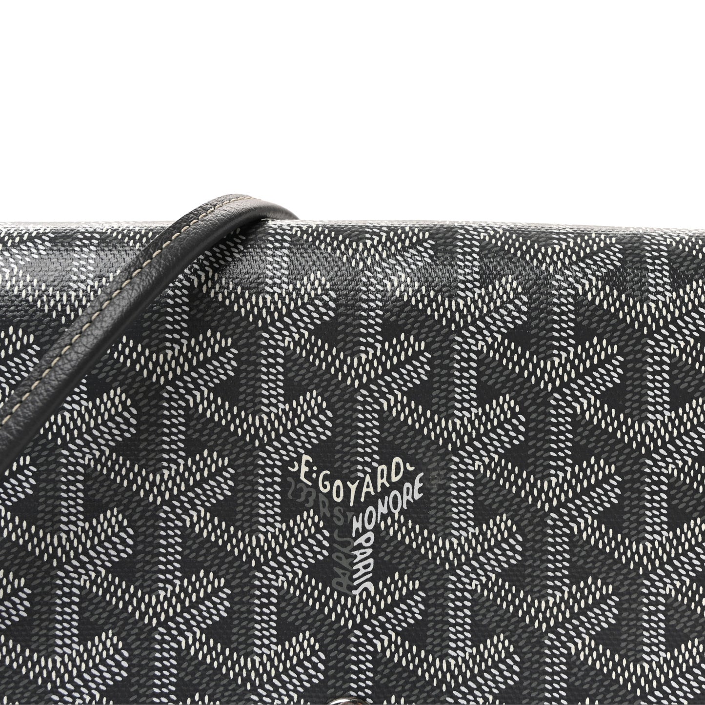 Goyardine Plumet Wallet Clutch Grey