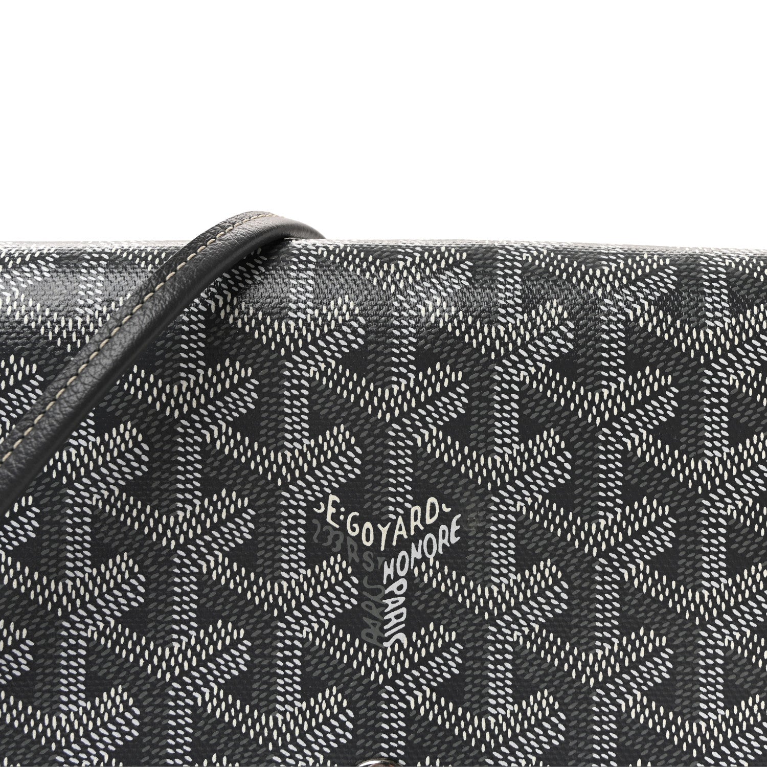 Goyard Goyardine Plumet Wallet Clutch Grey 7 of 9
