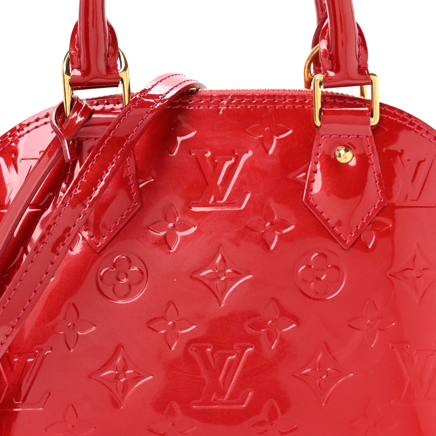 Louis Vuitton Vernis Alma BB Rose Indien 7 of 10