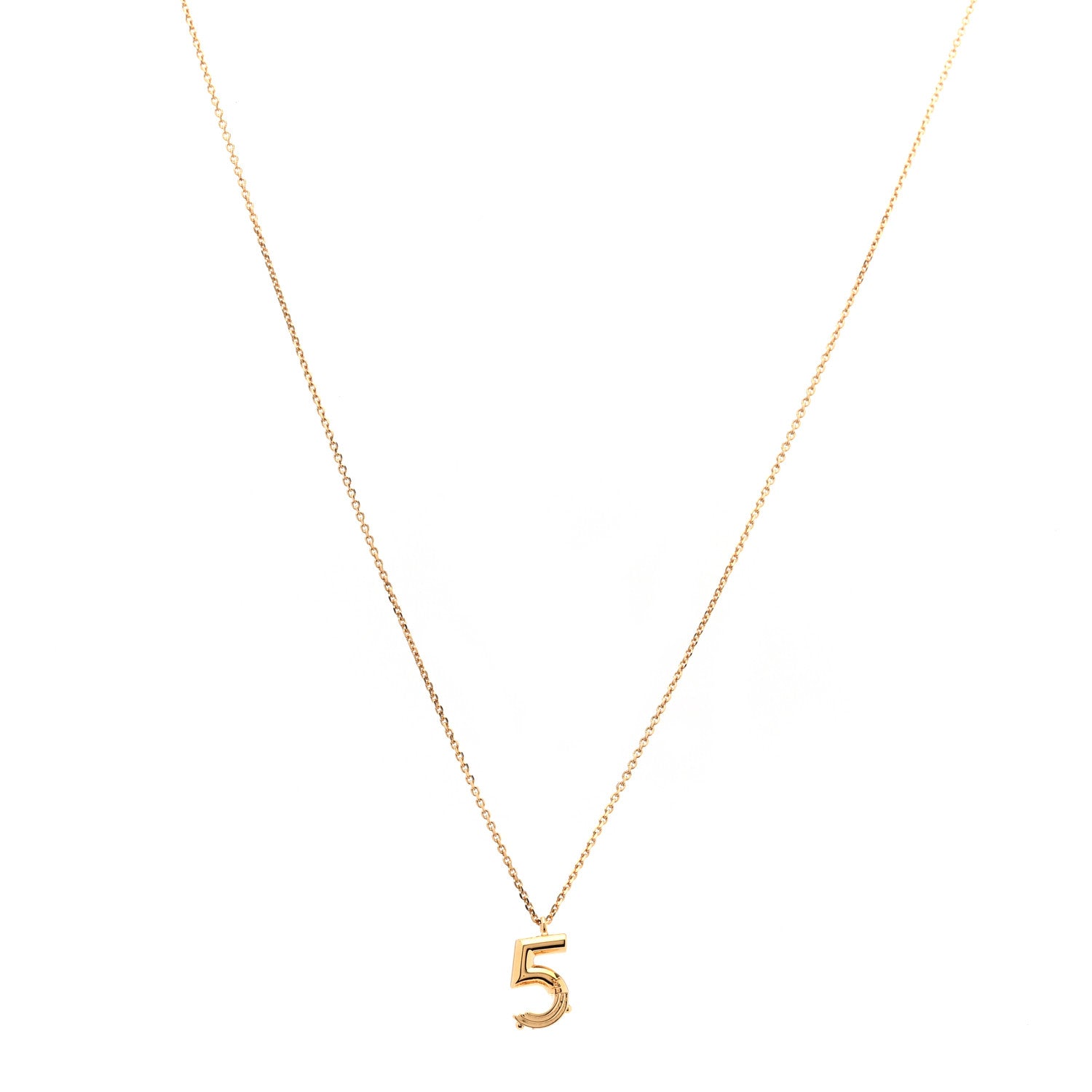 Louis Vuitton Number 5 Pendant Necklace 1 of 6