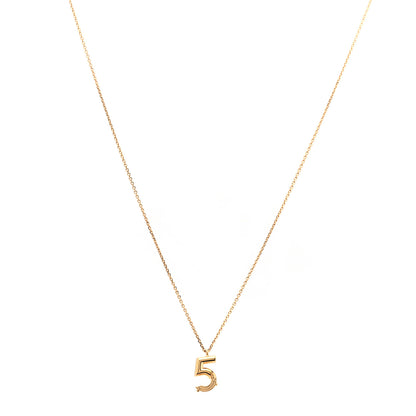 Louis Vuitton Number 5 Pendant Necklace 1 of 6