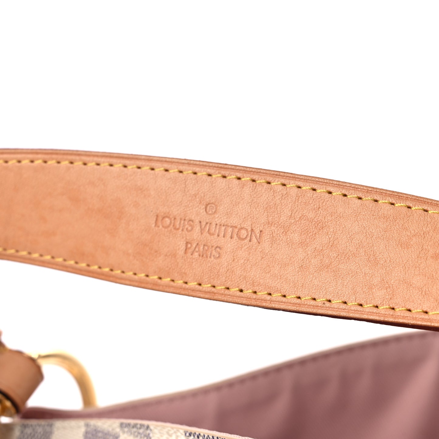 Damier Azur Graceful PM Rose Ballerine