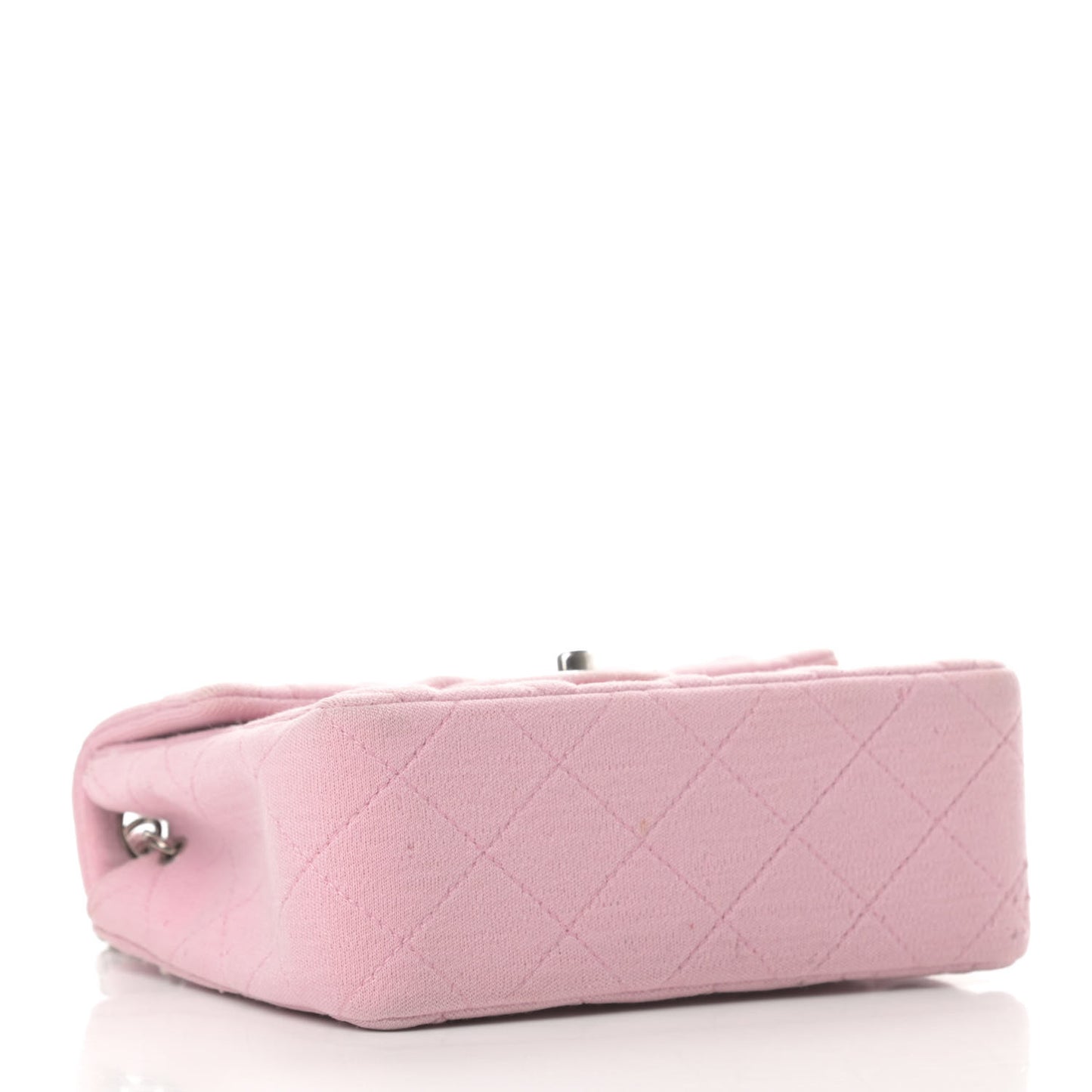 Jersey Quilted Mini Square Flap Pink