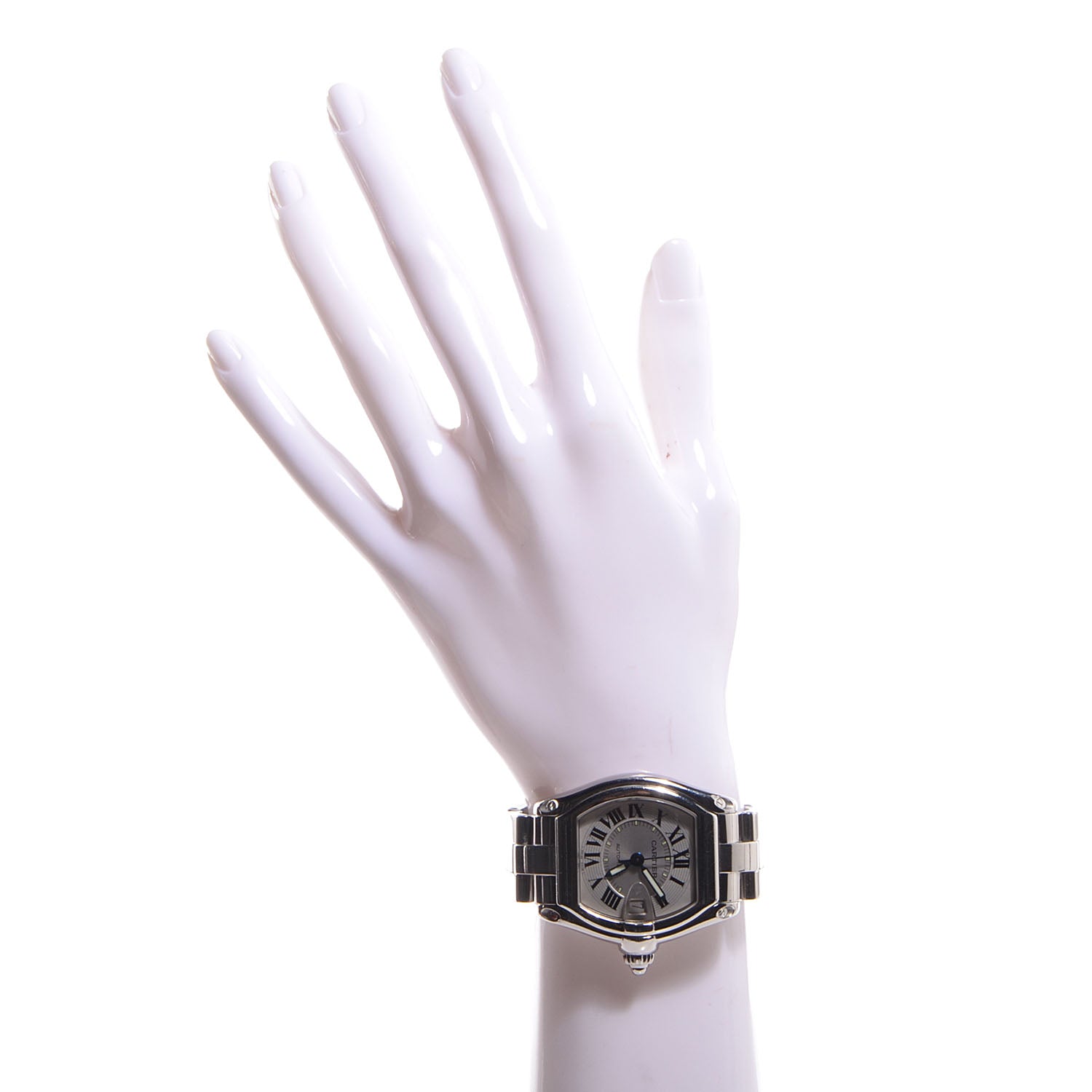 Cartier Stainless Steel 37mm Roadster Automatic Watch 2 of 10