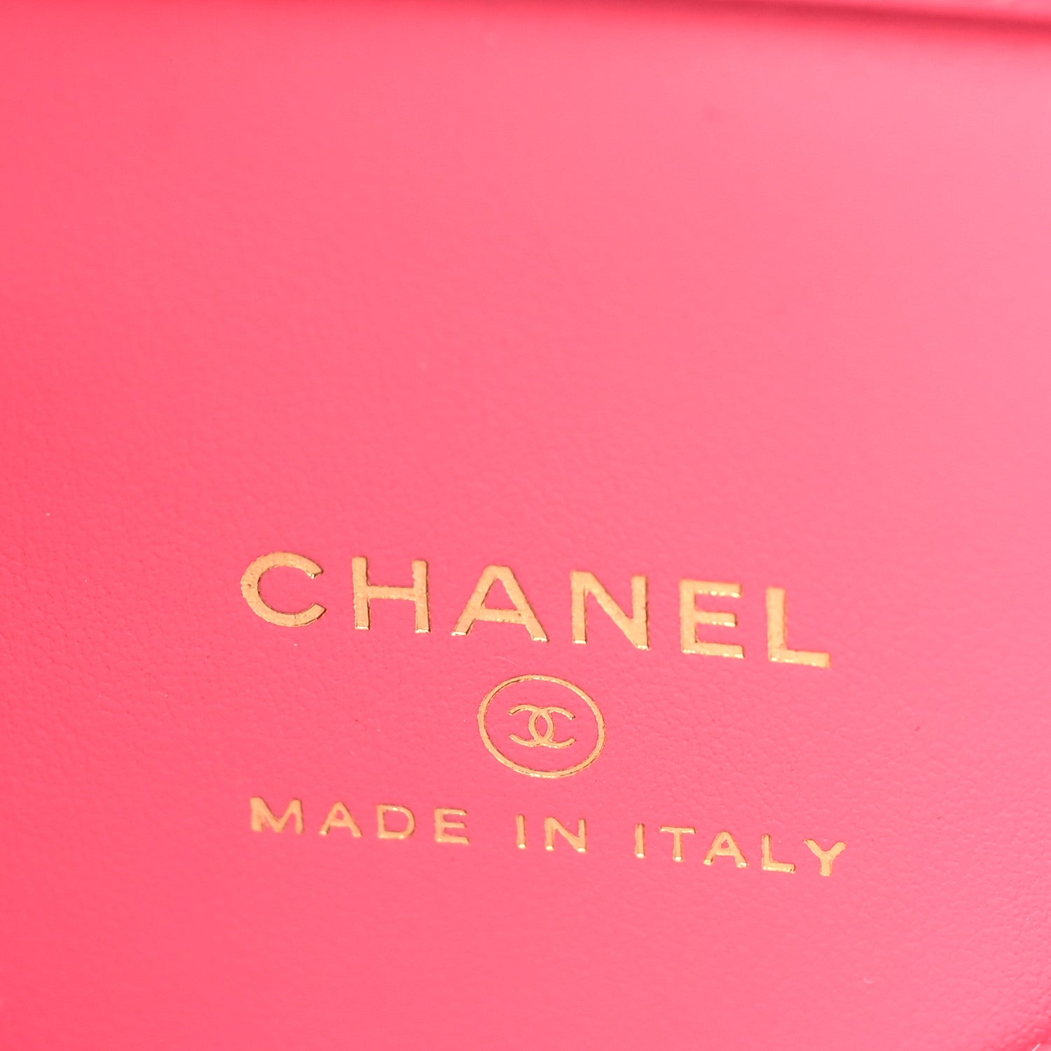 Chanel Caviar Quilted Mini Vanity Case With Chain Pink 6 of 11
