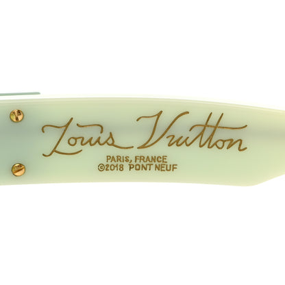 Louis Vuitton Acetate Montgomery Z1328W Sunglasses Pale Green 6 of 7