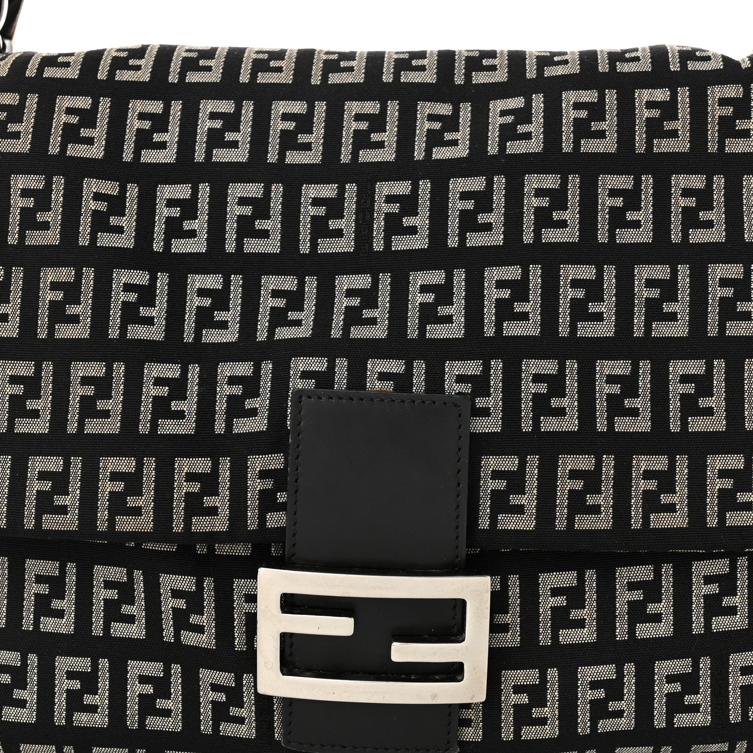 Fendi Zucchino Mama Baguette Navy 7 of 11