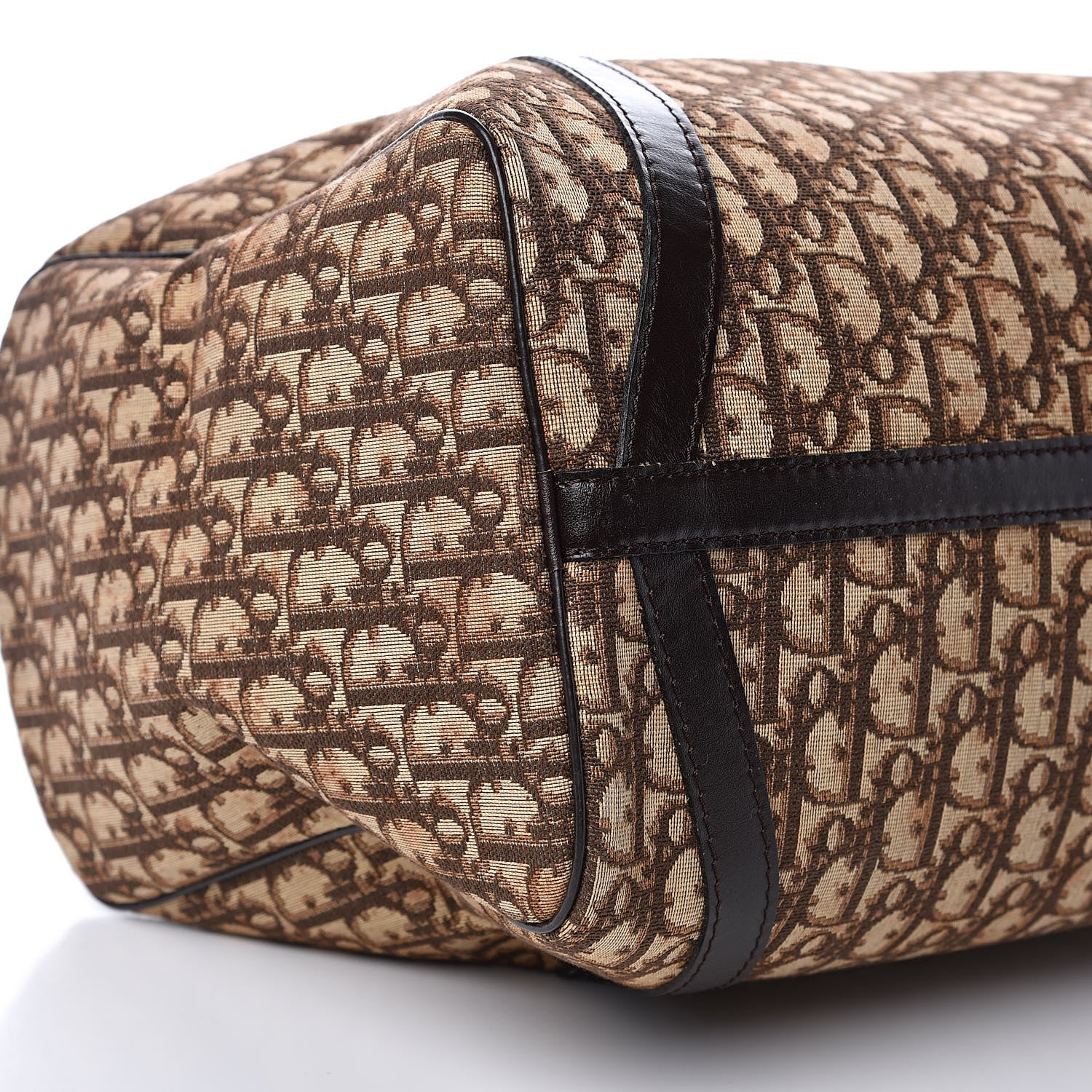 Christian Dior Monogram Duffle Brown 7 of 12