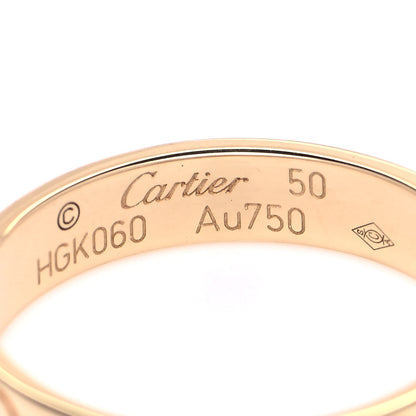 Cartier 18K Yellow Gold 3.5mm LOVE Wedding Band Ring 50 5.25 4 of 5