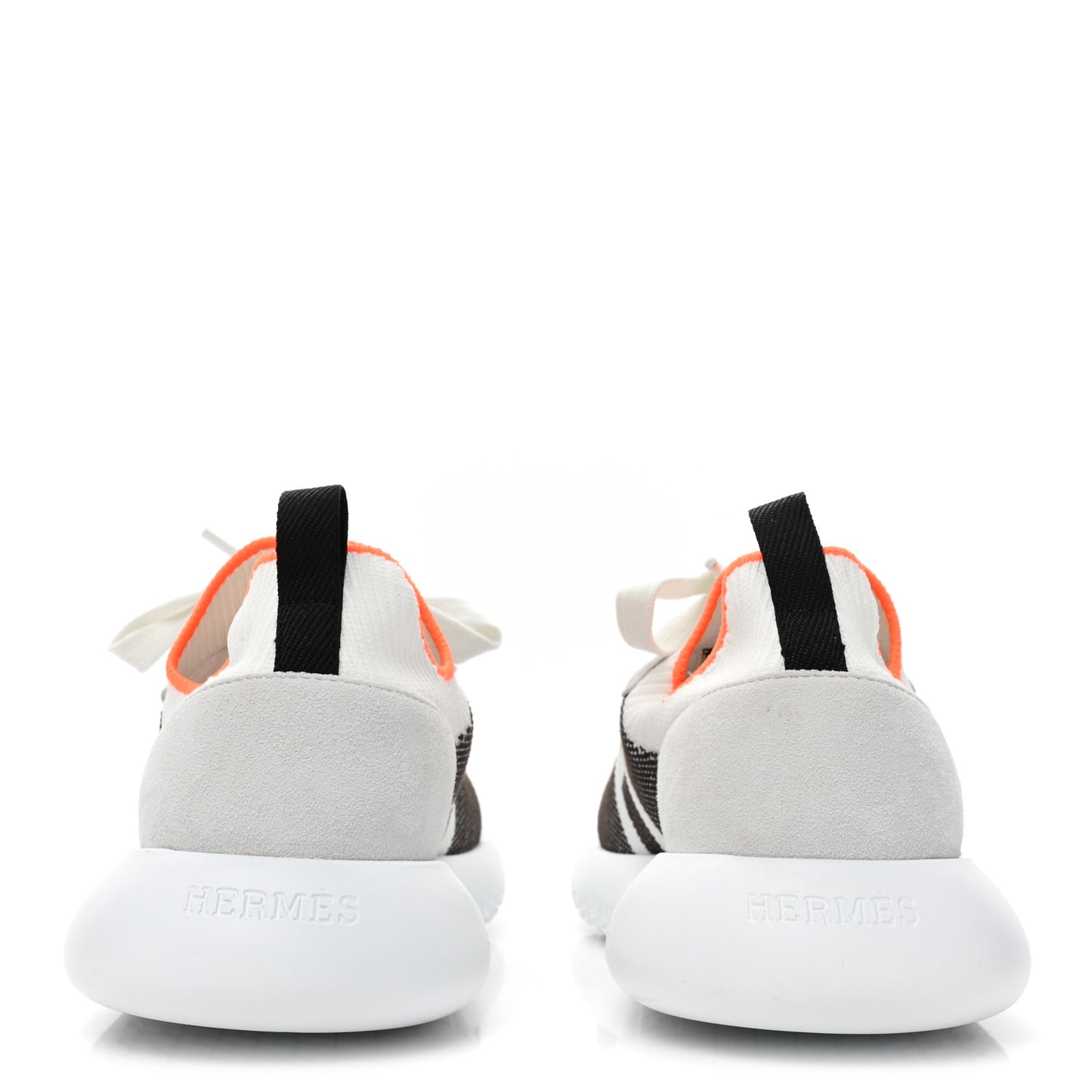 Knit Suede Goatskin Womens Crew Sneakers 39 Prunoir White
