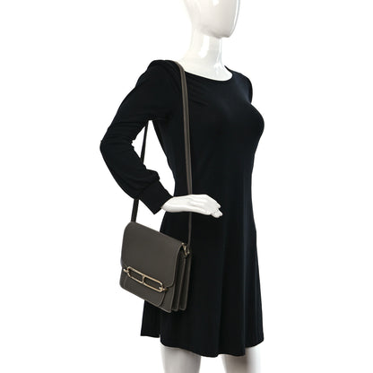 Hermes Taurillon Clemence Sac Roulis 23 Etain 2 of 9