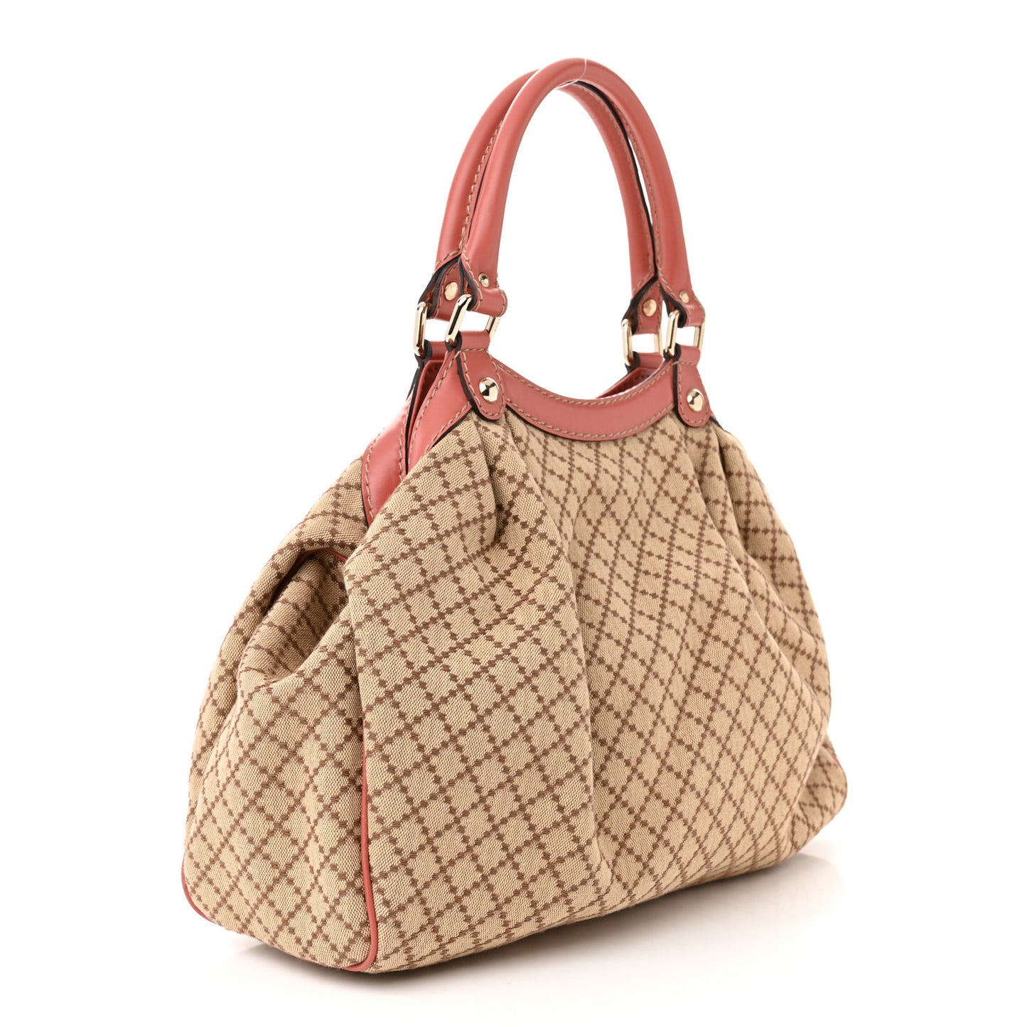 Diamante Medium Sukey Tote Coral