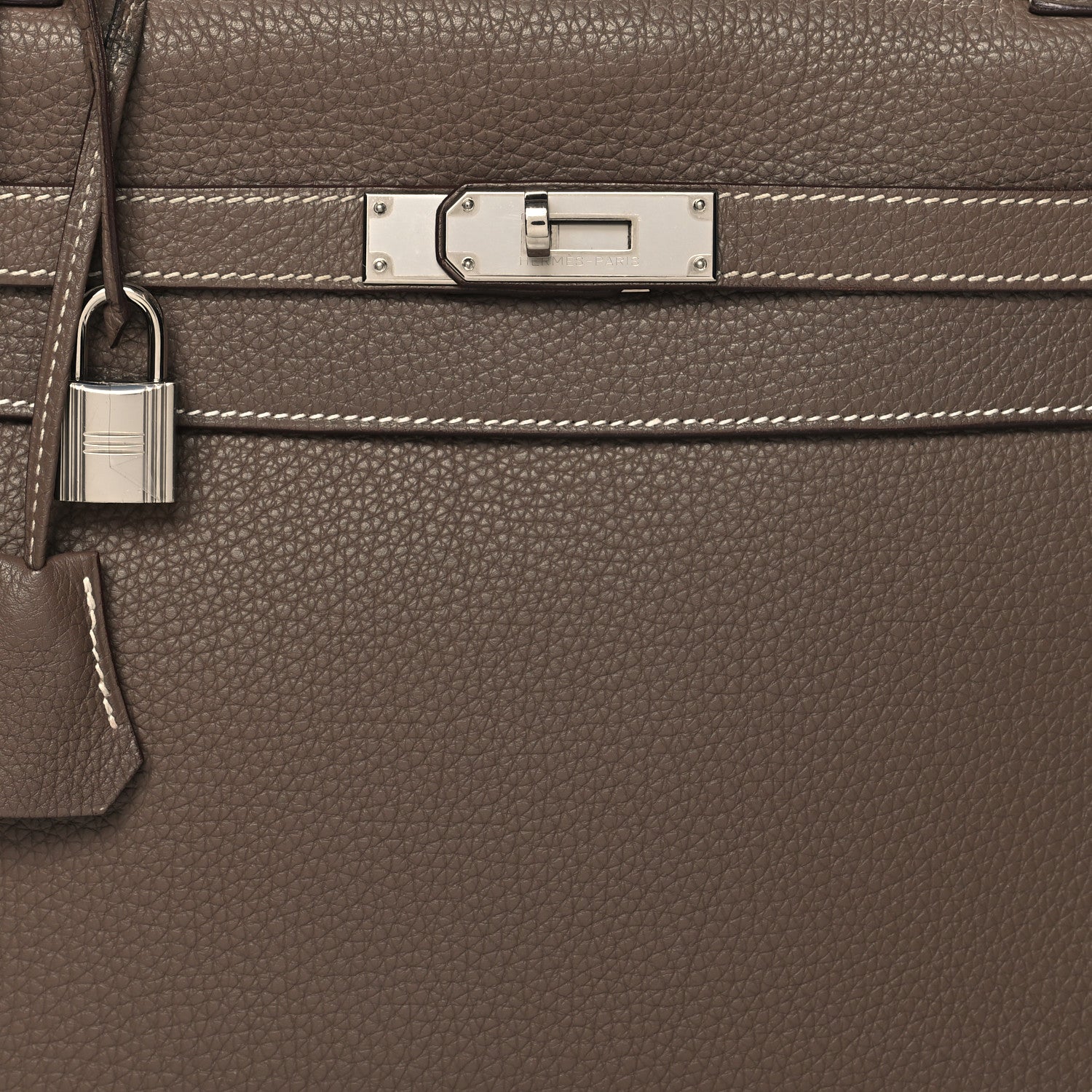 Hermes Togo Kelly Retourne 32 Etoupe 8 of 13