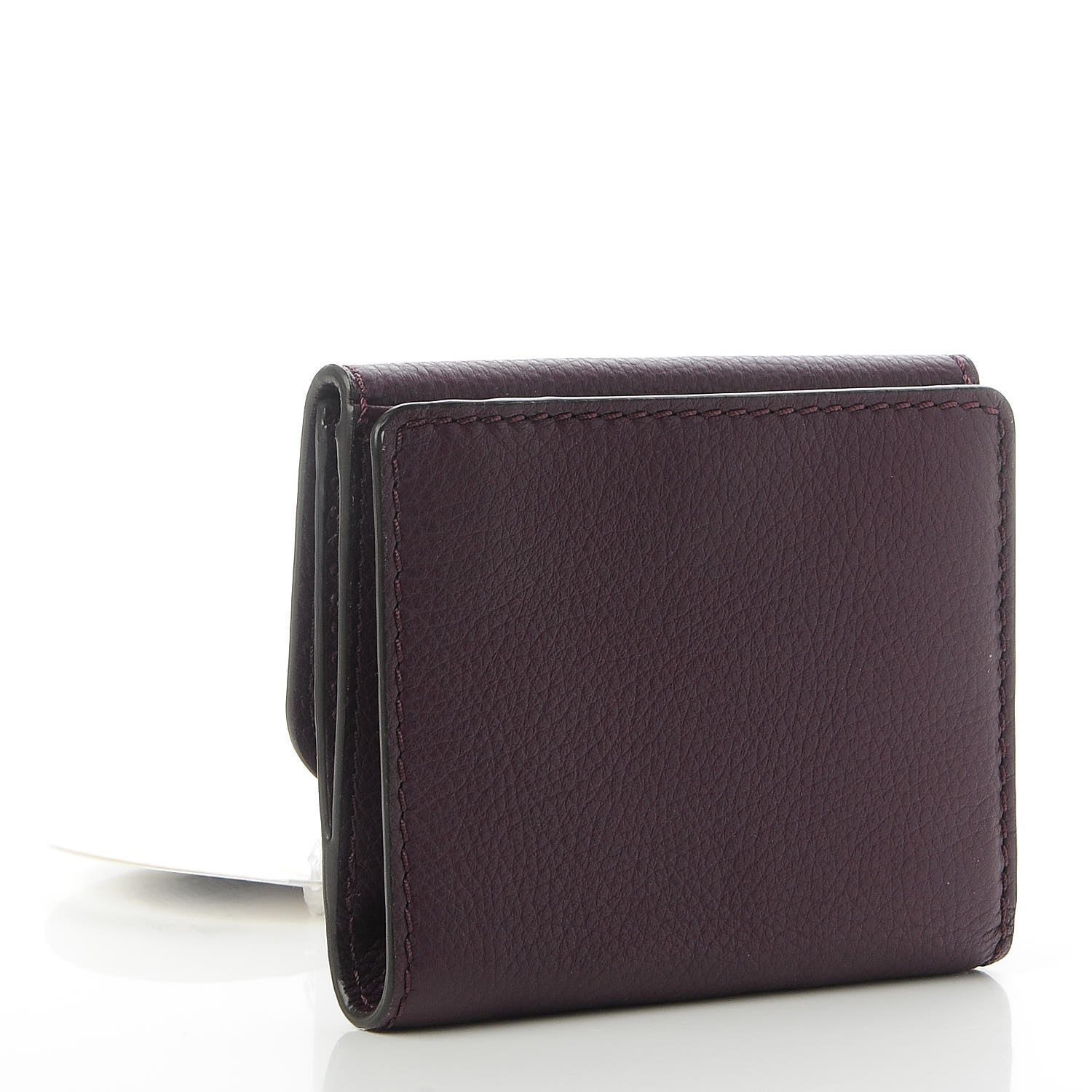 Chloe Grained Calfskin Marcie Square Wallet Intense Violine 3 of 8