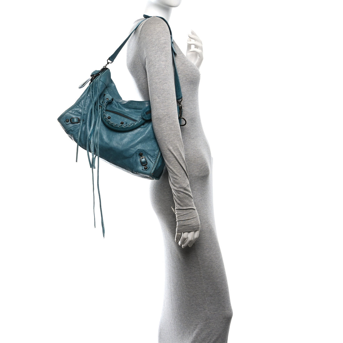 Balenciaga Agneau Classic Hardware City Bleu India 2 of 11