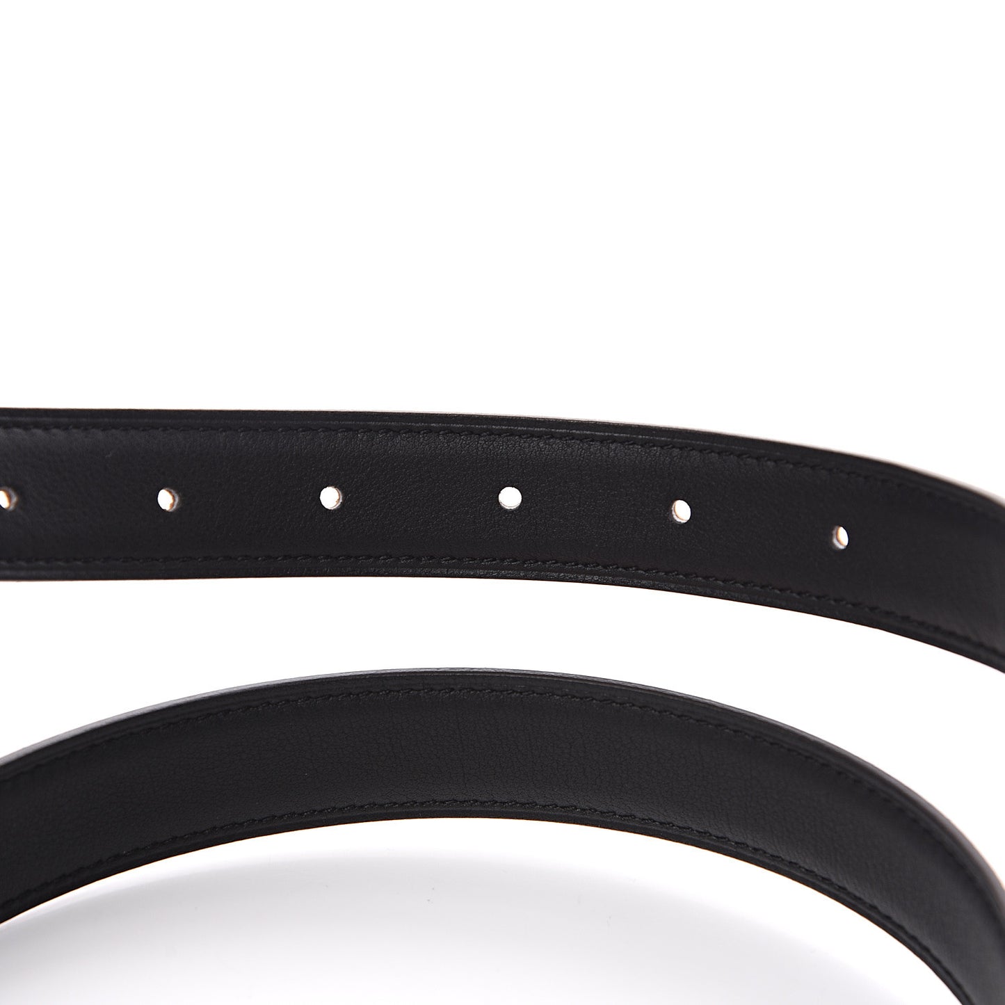 Swift Epsom 24mm Constance H Belt 90 Black Gold