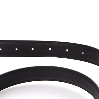 Hermes Swift Epsom 24mm Constance H Belt 90 Black Gold 3 of 5