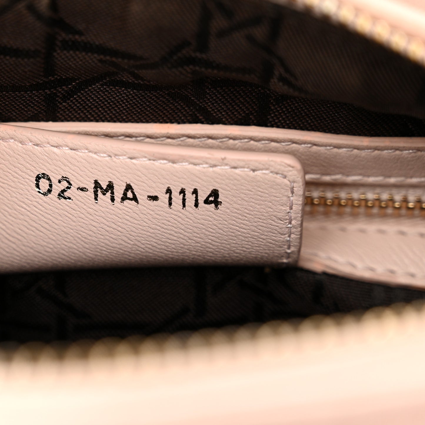 Lambskin Cannage Medium Lady Dior Light Pink