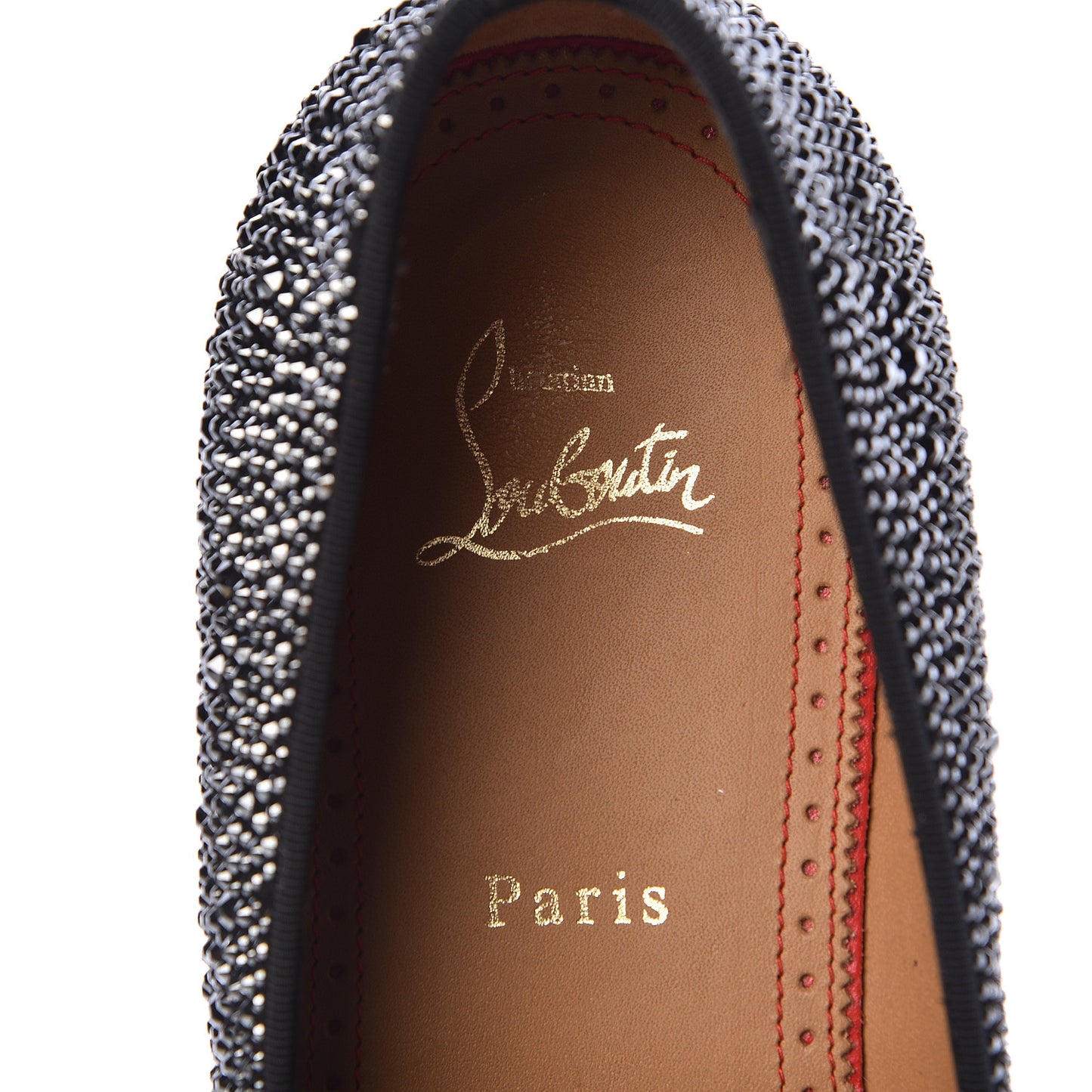 Strass Veau Velours Mens Dandelion Flat Loafers 42.5 Black