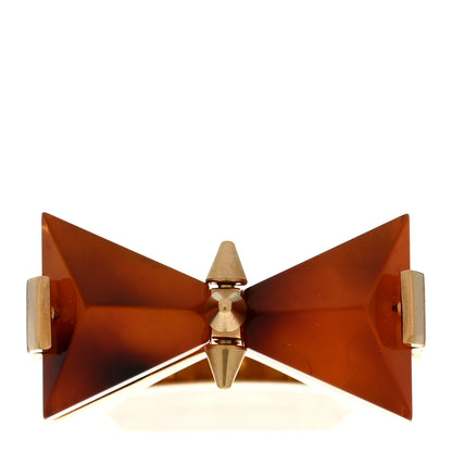Louis Vuitton Resin Spiky Bow Ring L Tortoise 1 of 4