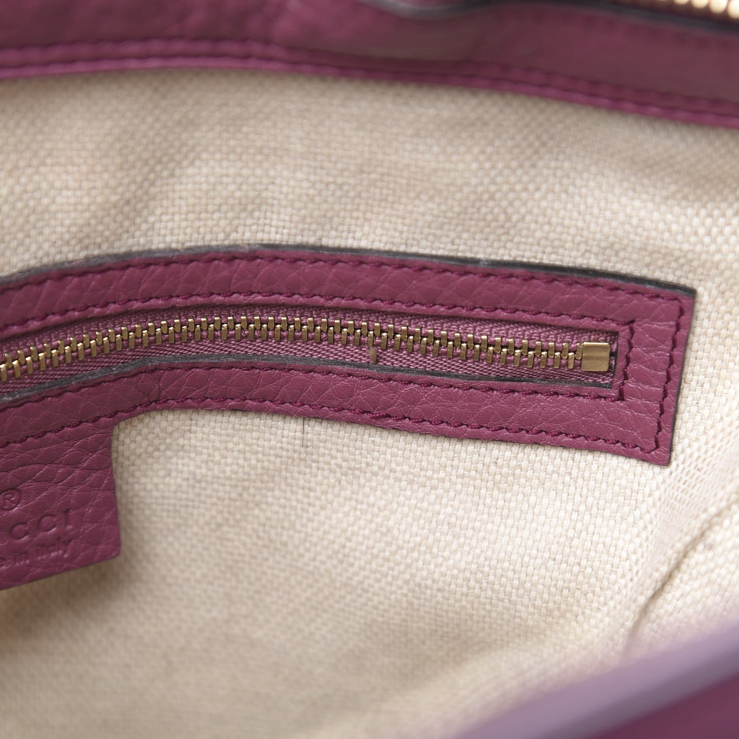 Pebbled Calfskin Small Soho Top Handle Bag Peonia Flower