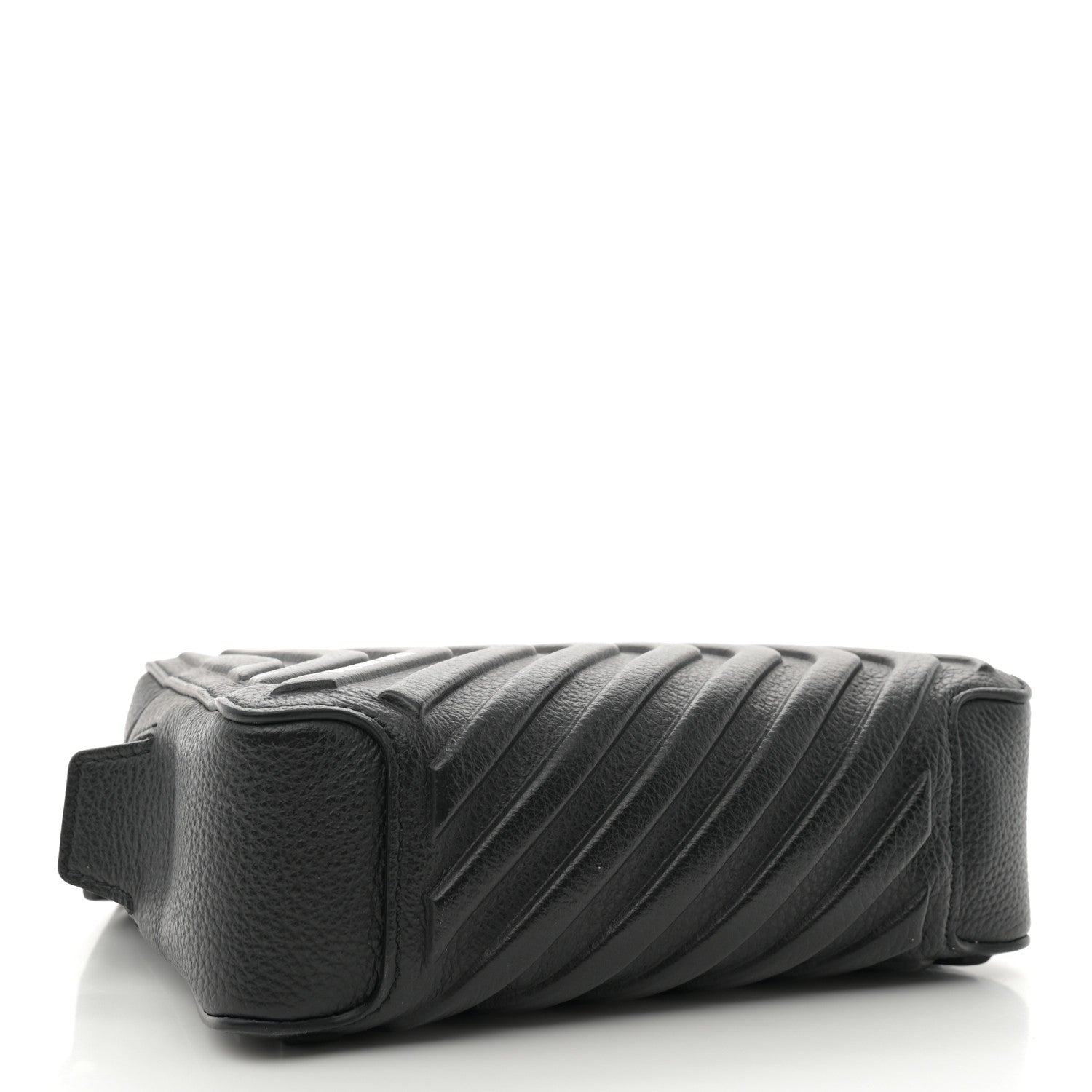 Balenciaga Grained Calfskin Embossed Car Camera Bag Black 4 of 10