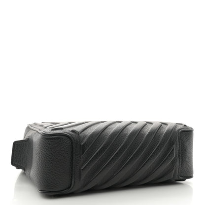 Balenciaga Grained Calfskin Embossed Car Camera Bag Black 4 of 10