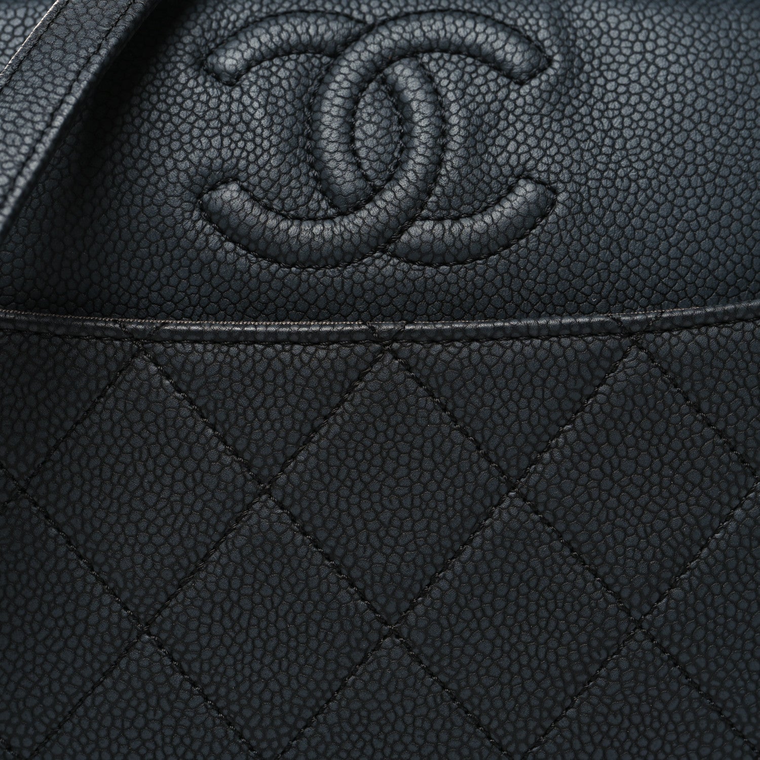 Chanel Iridescent Caviar Quilted Small Coco Tassel Camera Case Black 8 of 10