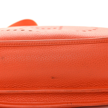 Hermes Taurillon Clemence Evelyne III GM Orange 11 of 12