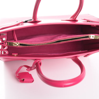 Saint Laurent Calfskin Small Sac De Jour Bubblegum 5 of 8