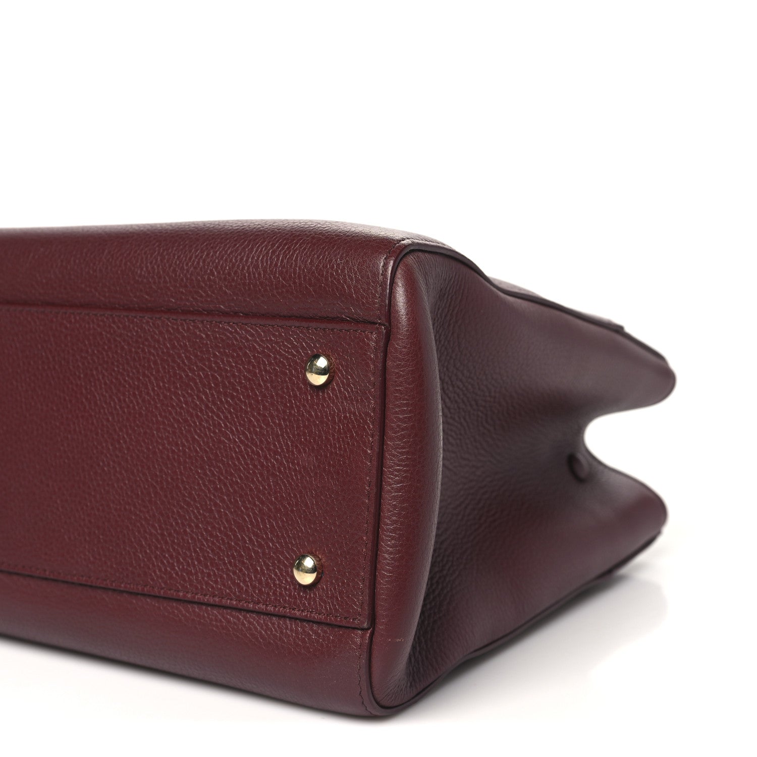 Chanel Grained Calfskin Small Neo Executive Shopper Tote  Burgundy 10 of 10